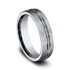 Cobalt/Titanium/Tungsten 6mm Comfort-Fit Design Wedding Band