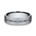 Cobalt/Titanium/Tungsten 6mm Comfort-Fit Design Wedding Band