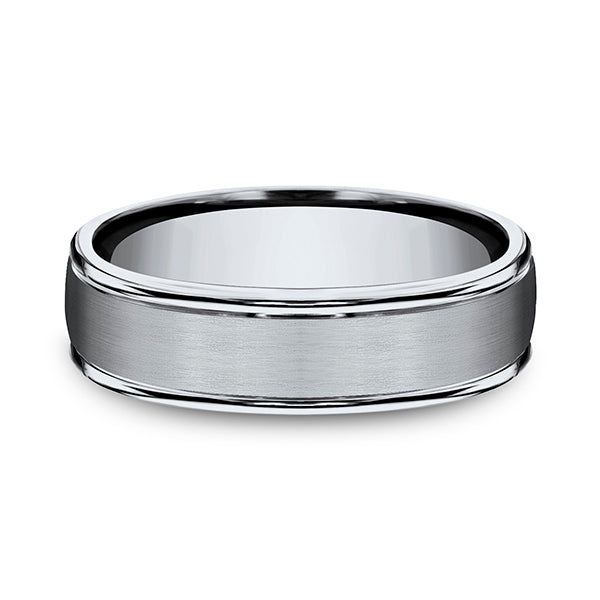 Titanium 6mm Comfort-Fit Design Wedding Band