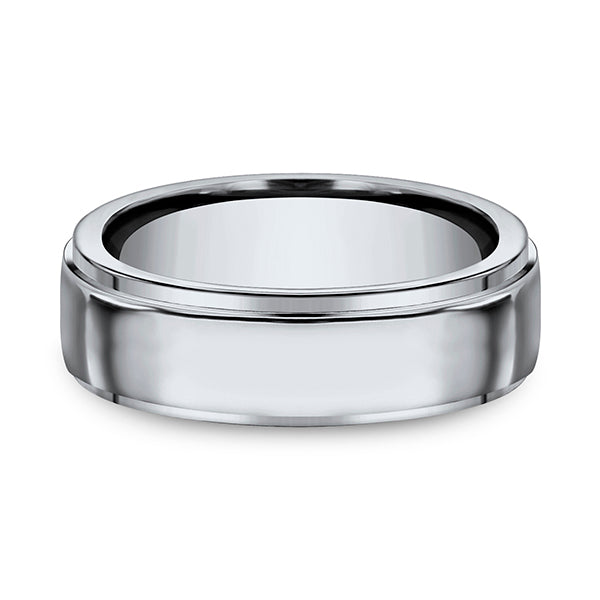 Titanium 7mm Comfort-Fit Design Wedding Band