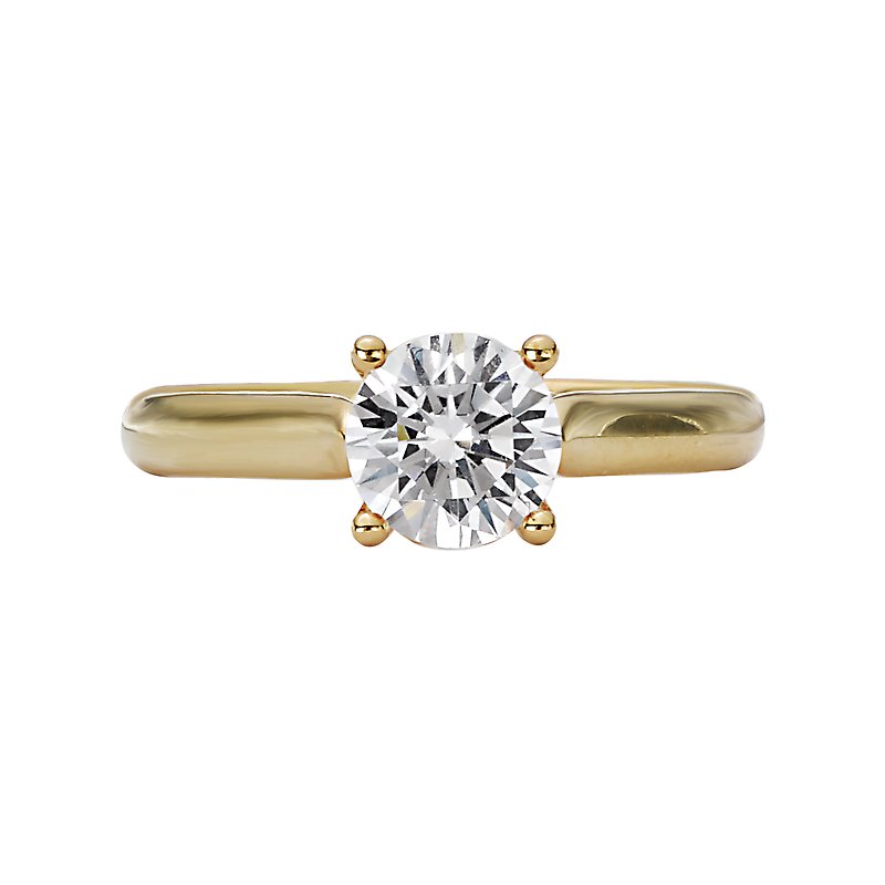 Romance Solitaire Semi-Mount Diamond Ring