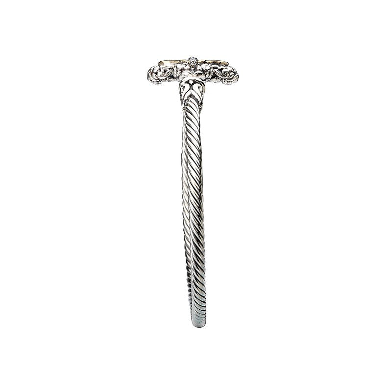 Eleganza Ladies Fashion Two-Tone Bracelet