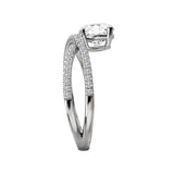 Romance Diamond Semi-Mount Engagement Ring