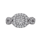 Romance Halo Diamond Ring