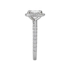 Romance Halo Semi-Mount Diamond Ring