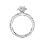 Romance Halo Semi-Mount Diamond Ring