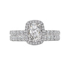 Romance Halo Semi-Mount Diamond Ring