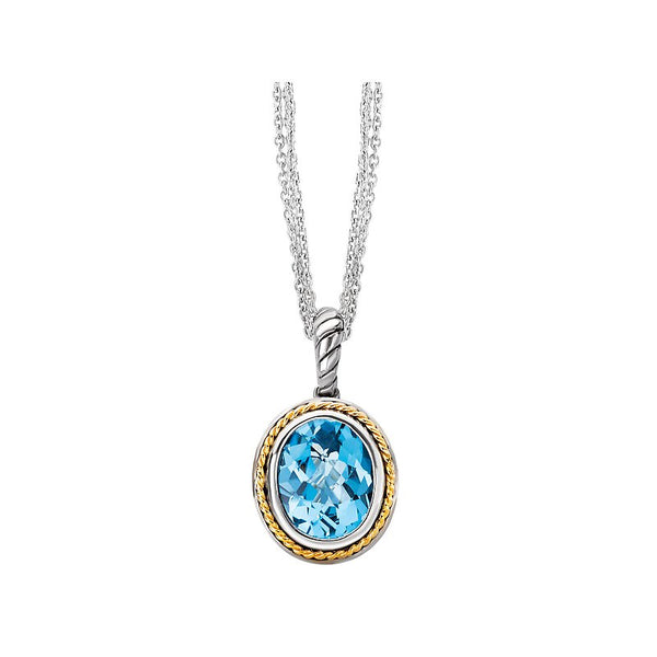 Eleganza Ladies Fashion Gemstone Necklace