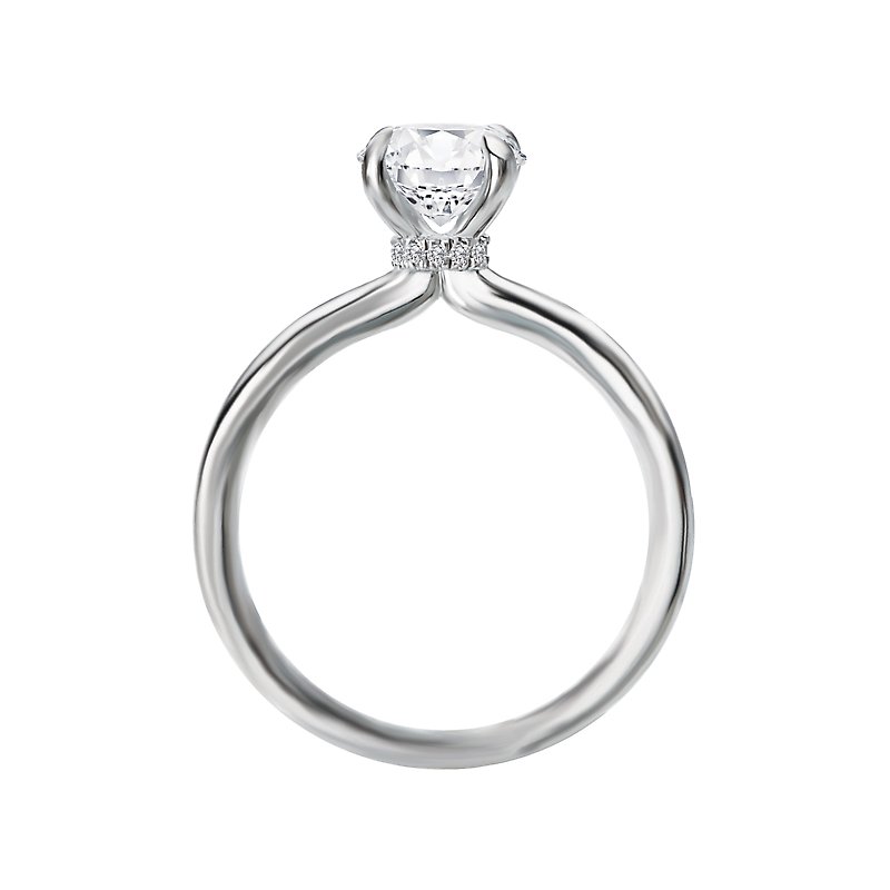 Romance Diamond Semi Mount Engagement Ring