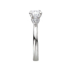 Romance 3 Stone Semi-Mount Diamond Ring
