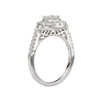 Romance Halo Diamond Ring