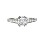 Romance Vintage Semi-Mount Diamond Ring