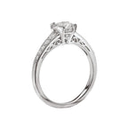 Romance Vintage Semi-Mount Diamond Ring