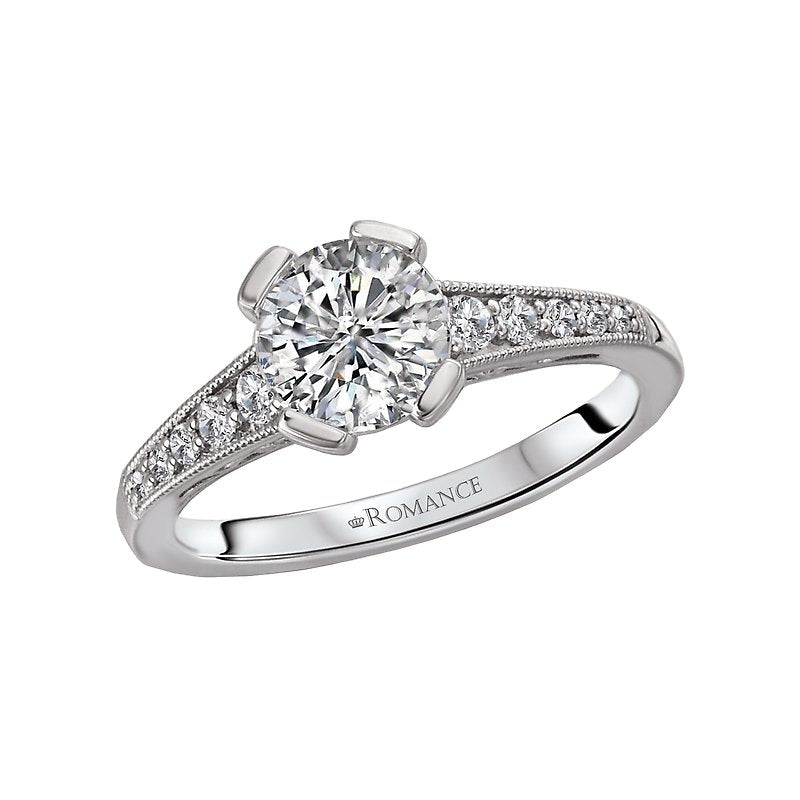 Romance Vintage Semi-Mount Diamond Ring