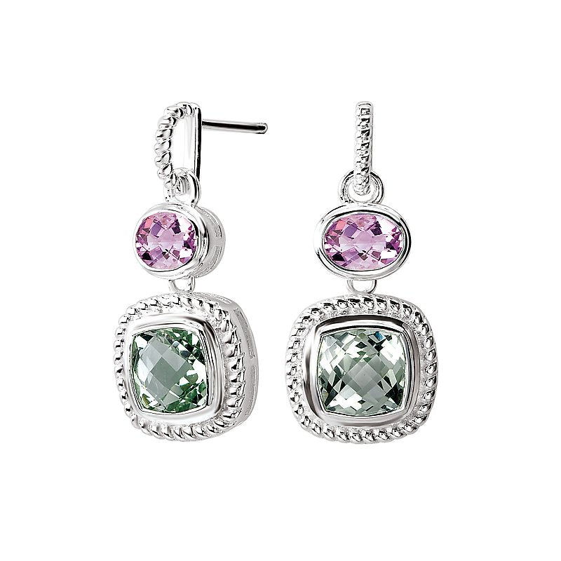 Eleganza Ladies Fashion Gemstone Earrings