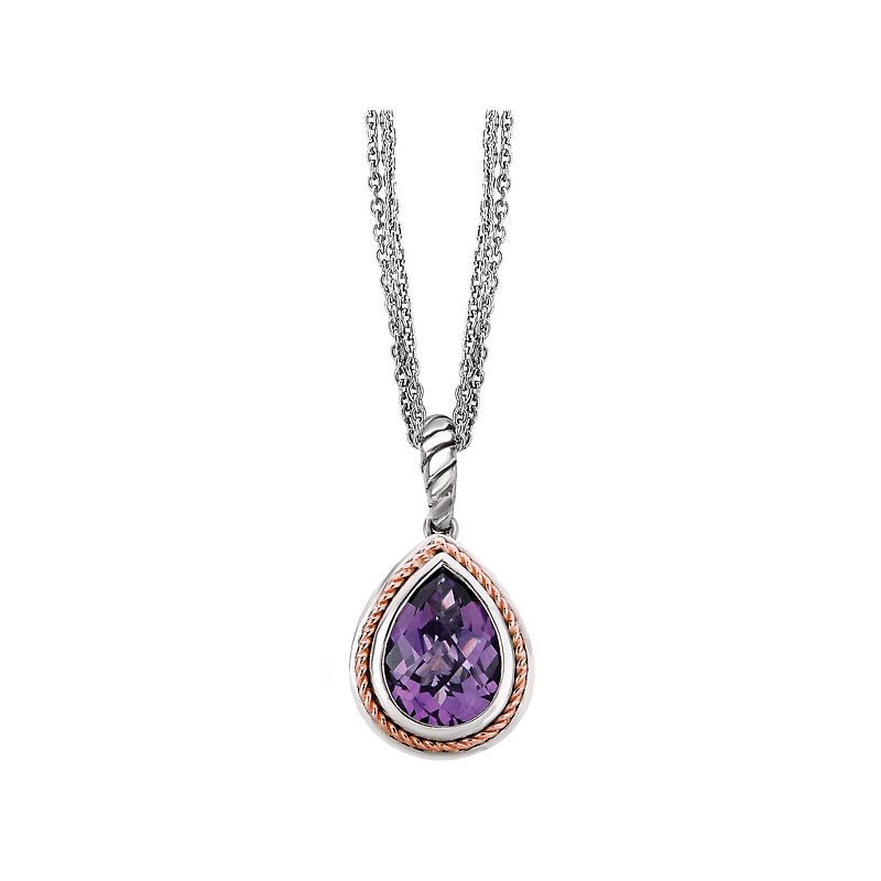 Eleganza Ladies Fashion Gemstone Necklace