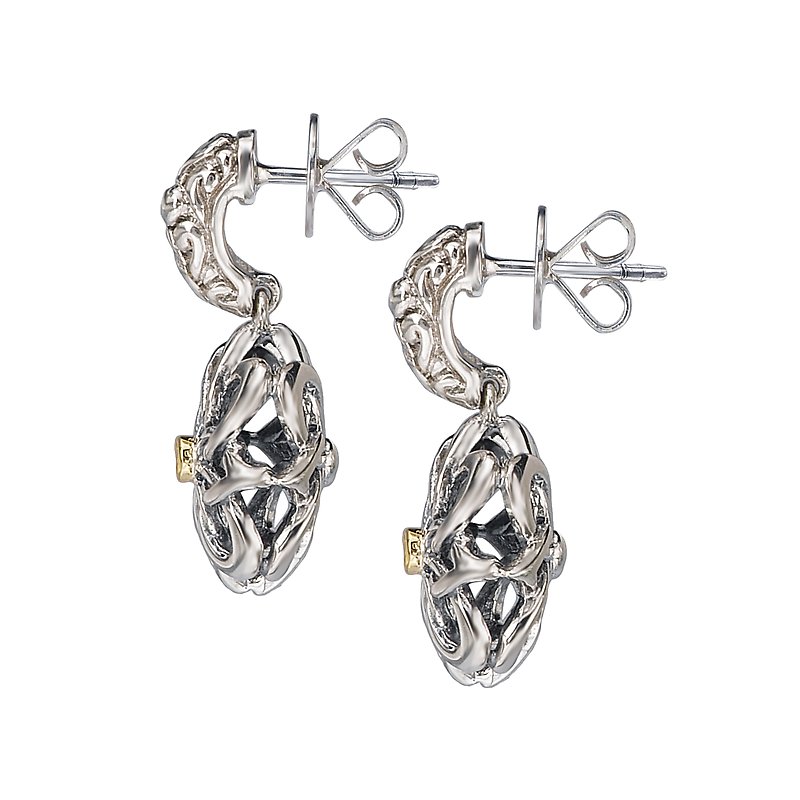 Eleganza Ladies Fashion Diamond Earrings