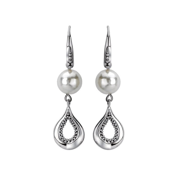 Eleganza Ladies Fashion Pearl Earrings