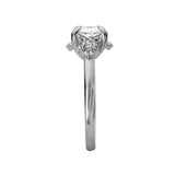 Romance 3 Stone Semi-Mount Diamond Ring