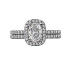 Romance Halo Semi-Mount Diamond Ring