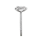 Romance Halo Semi-Mount Diamond Ring
