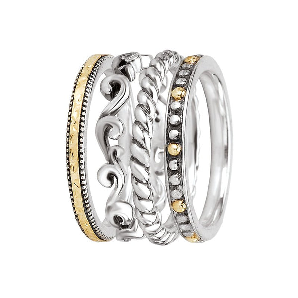 Eleganza Ladies Fashion Stackable Rings