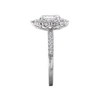 Romance Halo Semi-Mount Diamond Ring