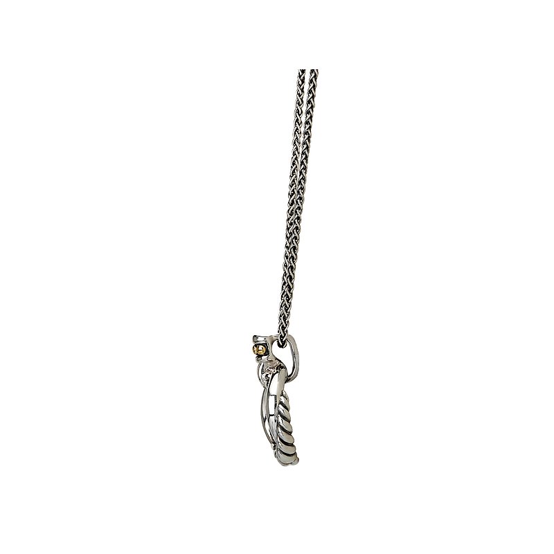 Eleganza Ladies Fashion Two-Tone Pendant