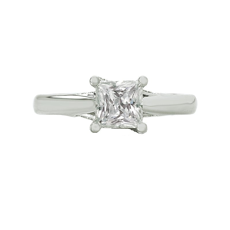 Romance Solitaire Semi-Mount Diamond Ring