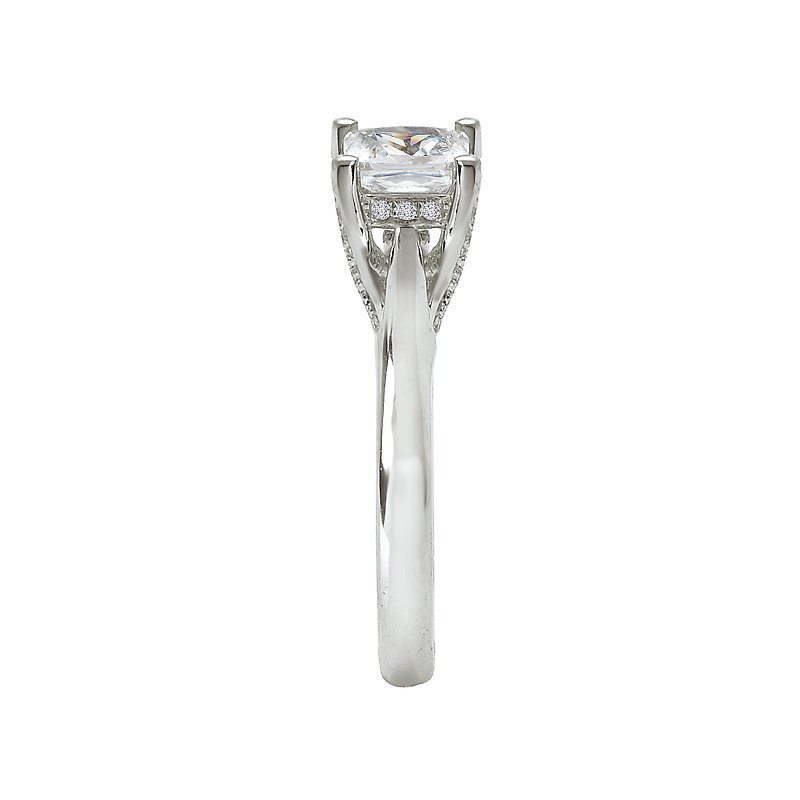 Romance Solitaire Semi-Mount Diamond Ring
