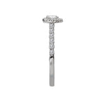 Romance Halo Semi-Mount Diamond Ring