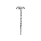 Romance Halo Semi-Mount Diamond Ring
