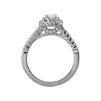 Romance Halo Diamond Ring