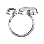 Eleganza Ladies Biwa Pearl Ring