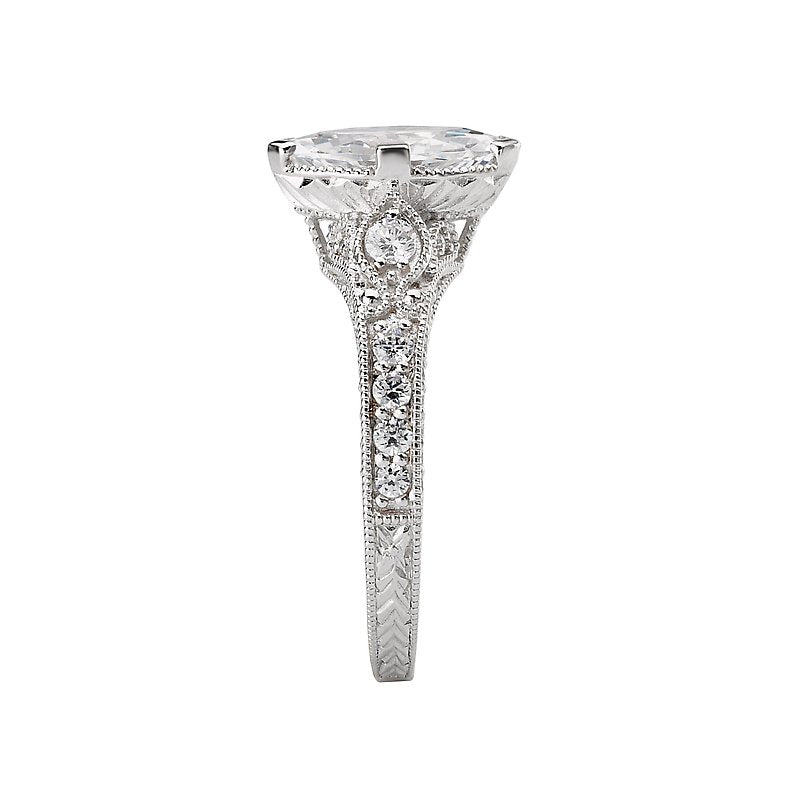 Romance Vintage Semi-Mount Diamond Ring
