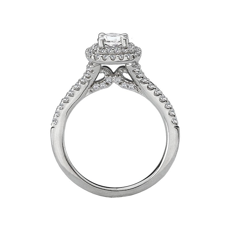 Romance Halo Diamond Ring