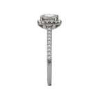 Romance Halo Semi-Mount Diamond Ring