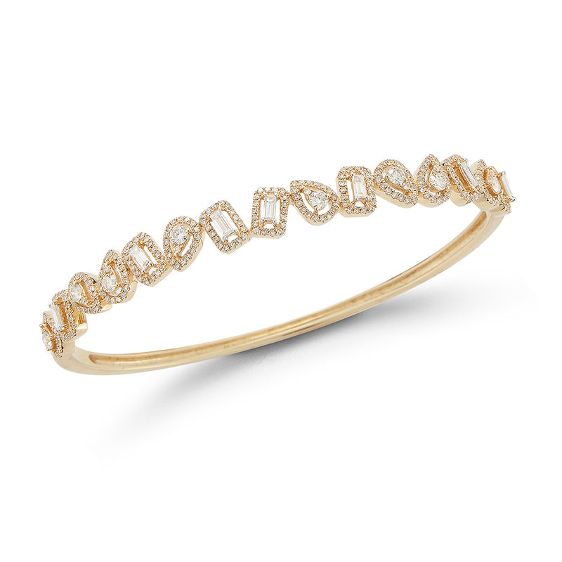 “Dancing Pears Bangle”  Diamond weight- 1.64