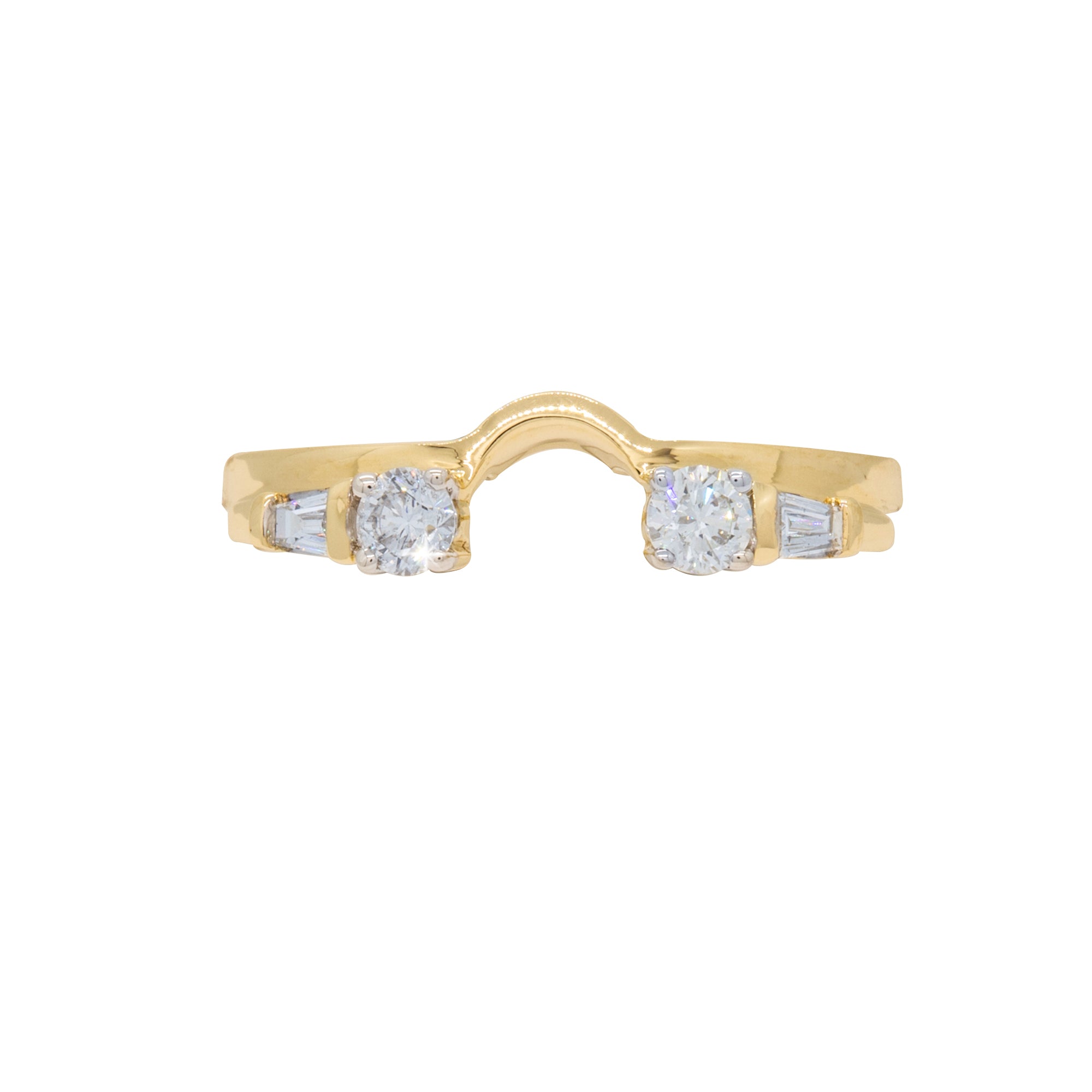 Yellow Gold Diamond Ring Enhancer