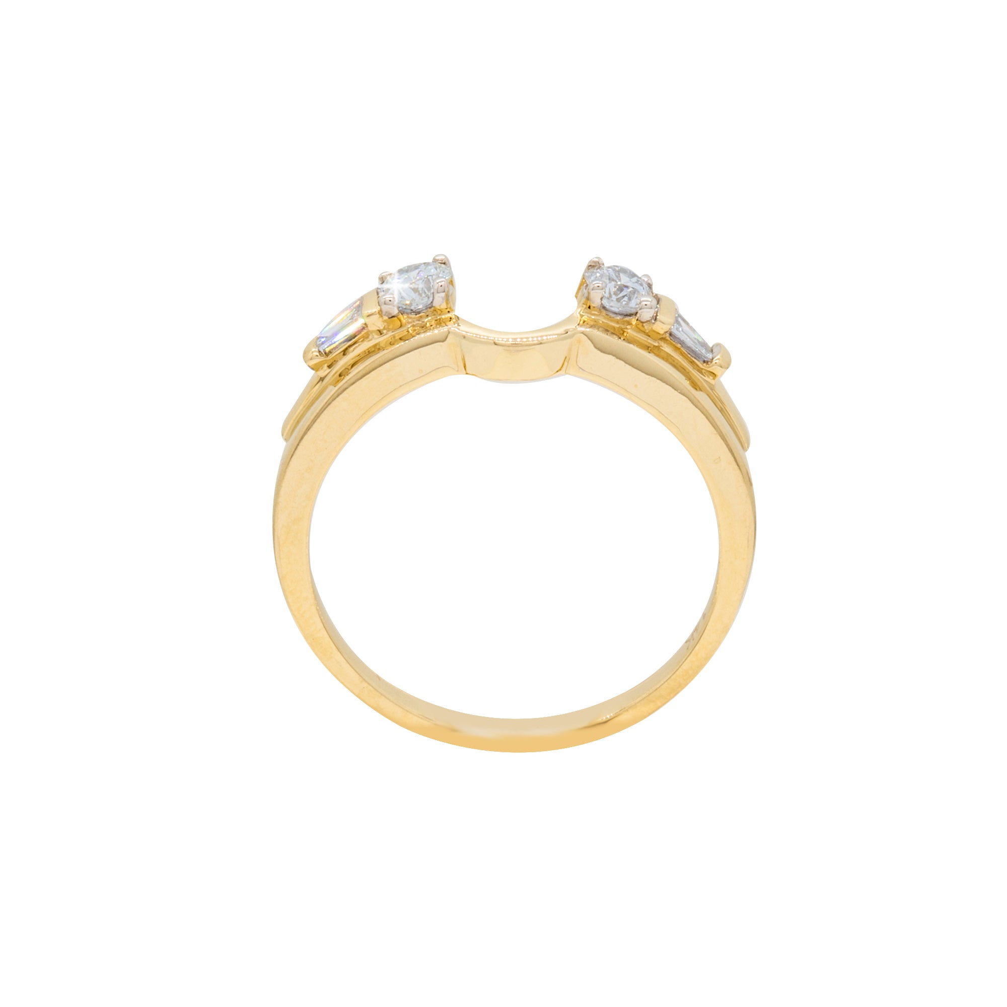 Yellow Gold Diamond Ring Enhancer