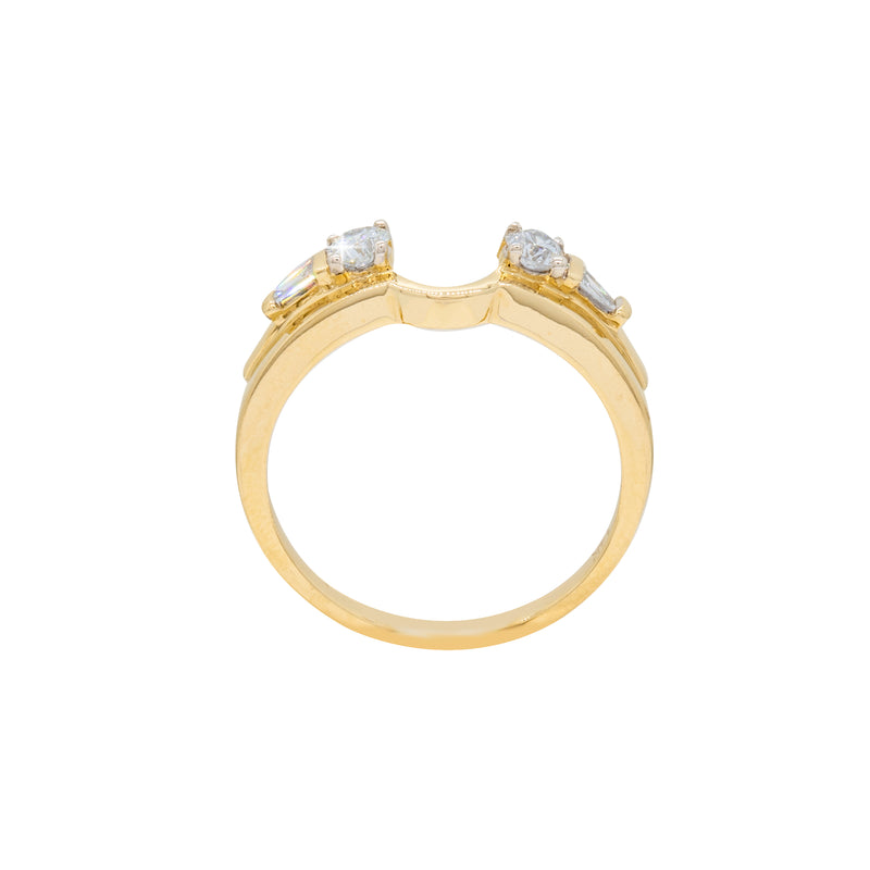Yellow Gold Diamond Ring Enhancer