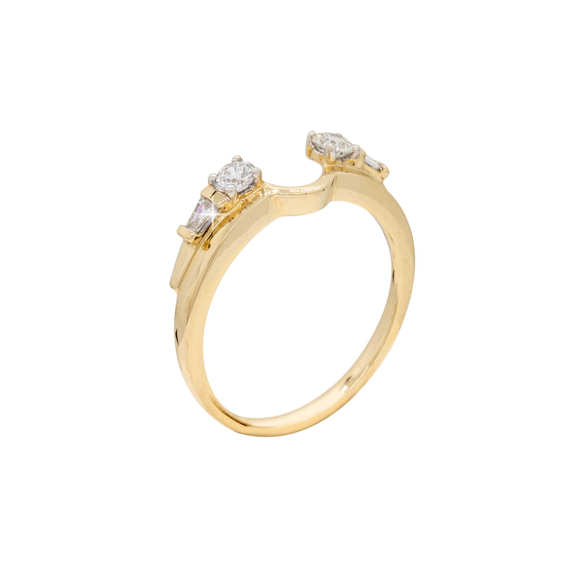 Yellow Gold Diamond Ring Enhancer