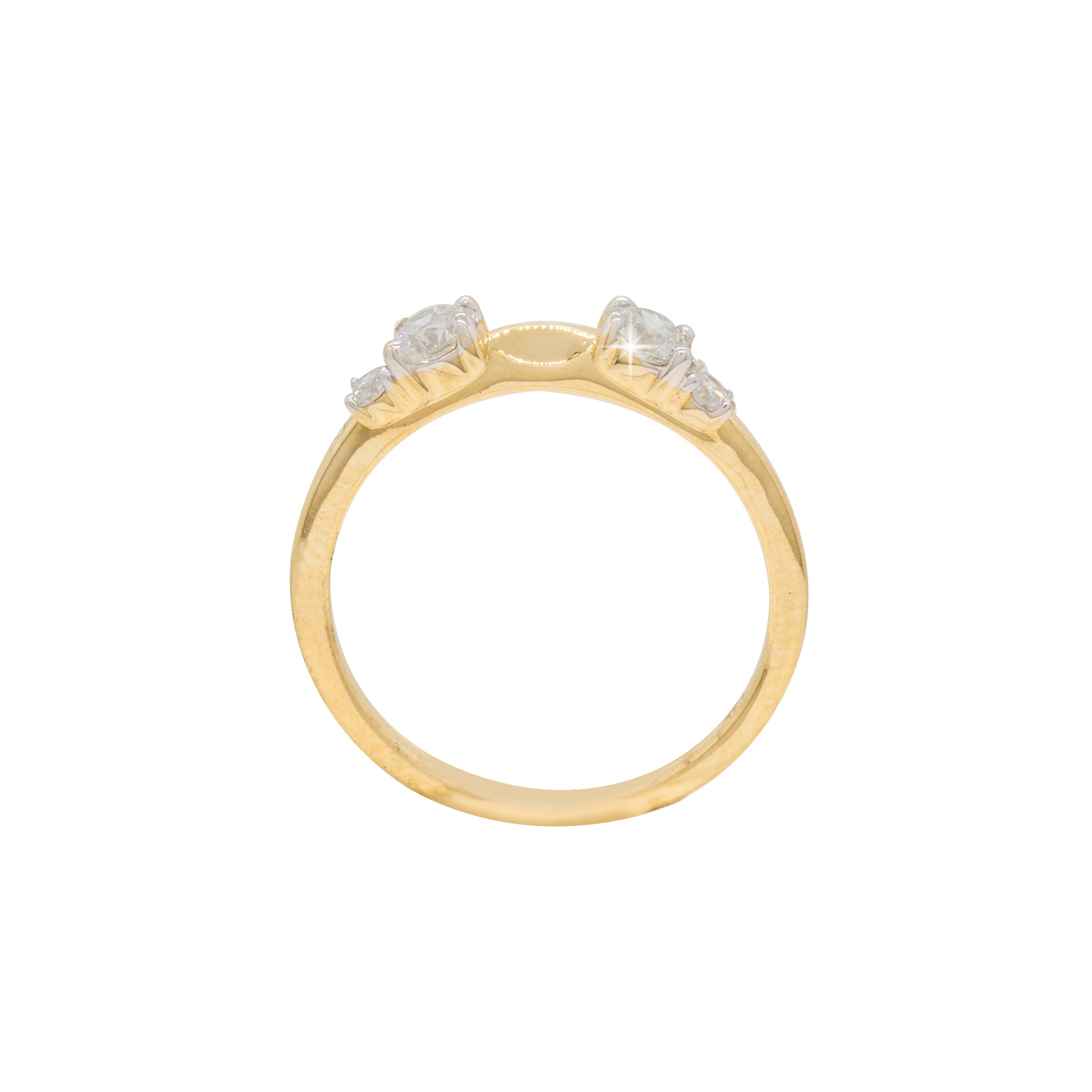 Yellow Gold Diamond Ring Enhancer