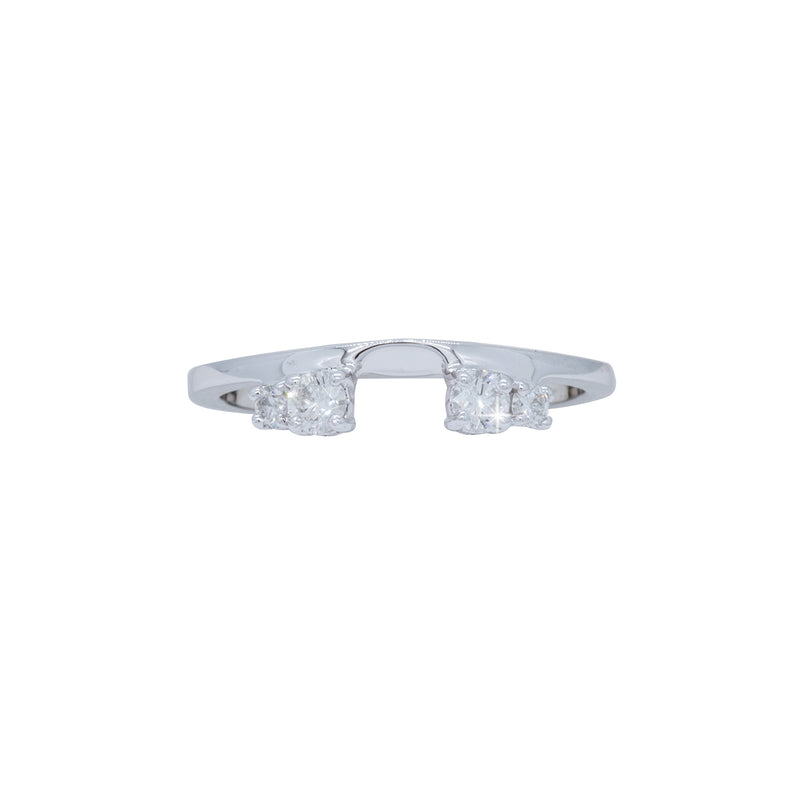 White Gold Diamond Ring Enhancer