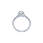 Emerald Cut Halo Engagement Eing