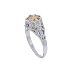 Champagne Diamond Ring