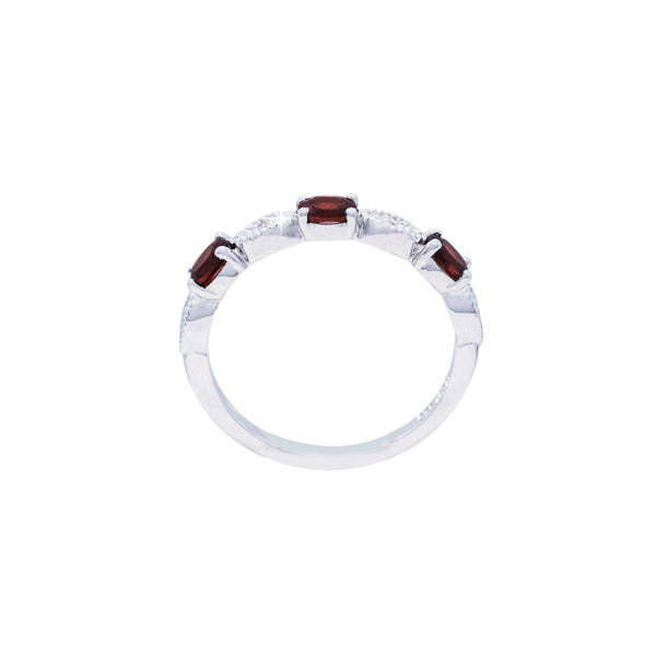 Sterling Silver January Birthstone Ring