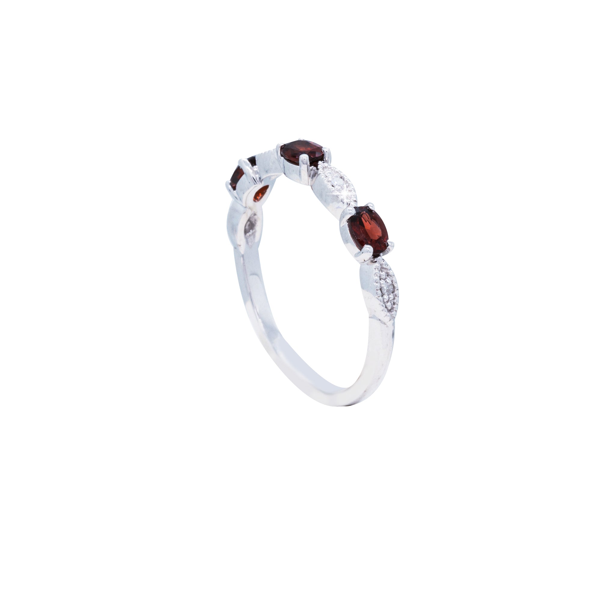 Sterling Silver January Birthstone Ring