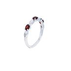 Sterling Silver January Birthstone Ring