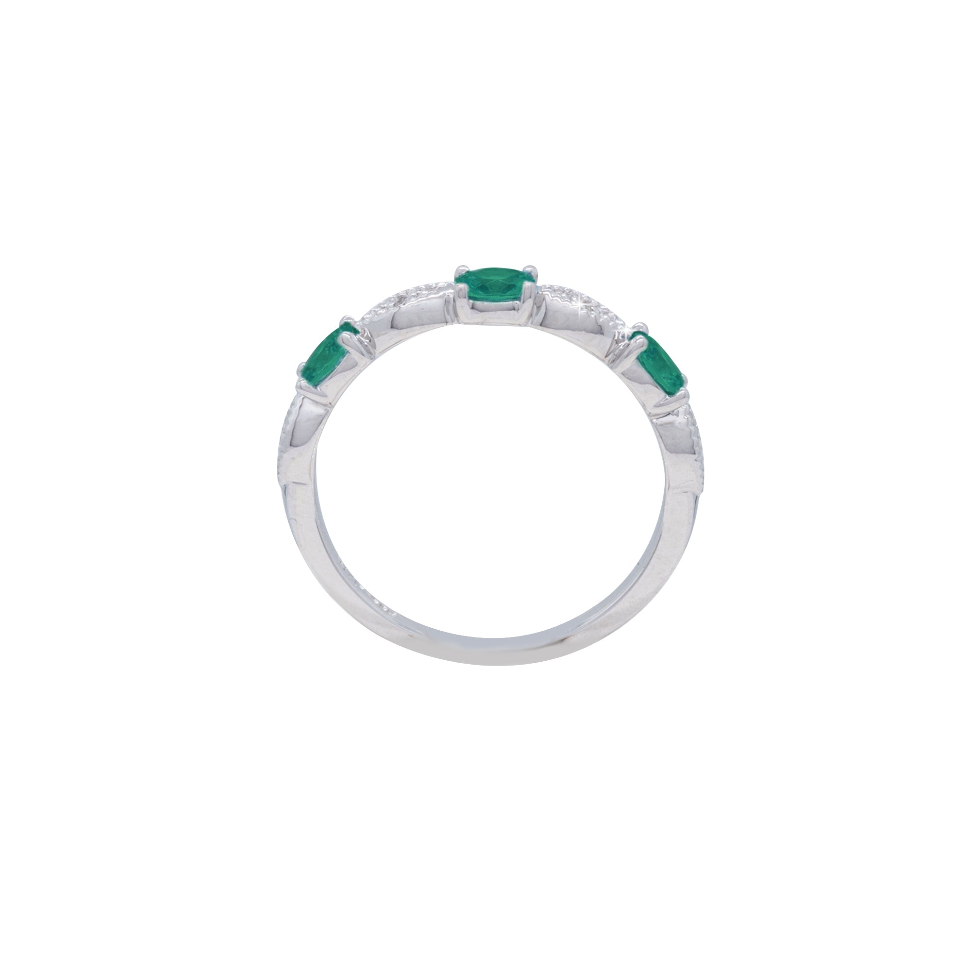 Sterling Silver May Birthstone Ring